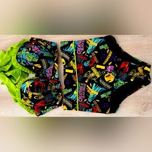 Hot Topic Universal Monsters High Waist Swimsuit 0X